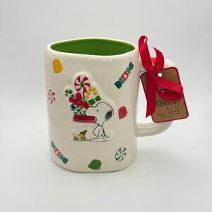 Snoopy and Woodstock Christmas mug by Rae Dunn | the more the merrier Peanuts
